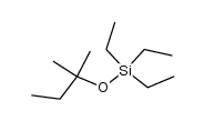 triethyl-tert-pentyloxy-silane Structure