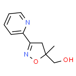 (5-methyl-3-(pyridin-2-yl)-4,5-dihydroisoxazol-5-yl)methanol Structure