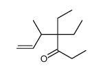 4,4-diethyl-5-methylhept-6-en-3-one Structure