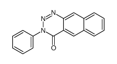 Naphtho[2,3-d]-v-triazin-4(3H)-one, 3-phenyl- structure