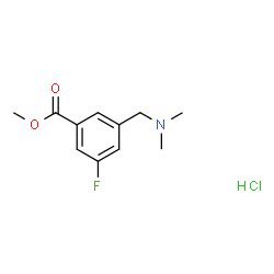 Methyl 3-((Dimethylamino)Methyl)-5-Fluorobenzoate Hydrochloride structure