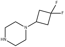 1-(3,3-difluorocyclobutyl)piperazine(WXC08972) structure