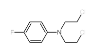 Benzenamine,N,N-bis(2-chloroethyl)-4-fluoro-结构式