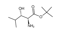 tert-butyl (2S,3S)-2-amino-3-hydroxy-4-methylpentanoate Structure