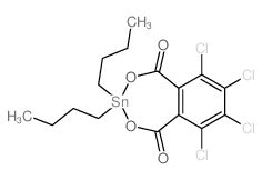 2,4,3-Benzodioxastannepin-1,5-dione,3,3-dibutyl-6,7,8,9-tetrachloro- Structure