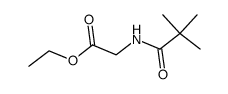 ethyl 2-(tert-butoxycarbonylamino)acetate Structure