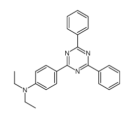 4-(4,6-diphenyl-1,3,5-triazin-2-yl)-N,N-diethylaniline Structure