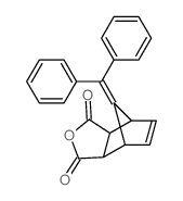 endo-7-Diphenylmethylen-norbornen-(5)-dicarbonsaeure-(2,3)-anhydrid Structure