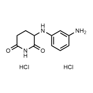 3-((3-Aminophenyl)amino)piperidine-2,6-dione dihydrochloride Structure