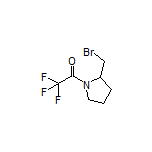 1-[2-(Bromomethyl)-1-pyrrolidinyl]-2,2,2-trifluoroethanone Structure