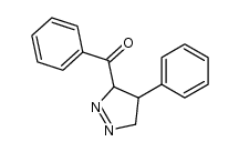 3-benzoyl-4-phenyl-Δ1-pyrazoline Structure