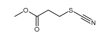 3-thiocyanatopropionic acid methyl ester结构式