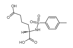 N-Tosyl-L-α-Aminoadypinsaeure结构式