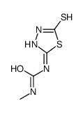 1-methyl-3-(2-sulfanylidene-3H-1,3,4-thiadiazol-5-yl)urea Structure