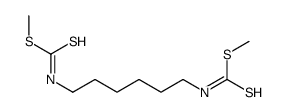 methyl N-[6-(methylsulfanylcarbothioylamino)hexyl]carbamodithioate结构式