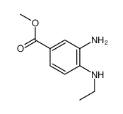 3-氨基-4-乙基氨基-苯甲酸甲酯结构式