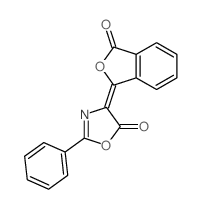 (4Z)-4-(3-oxoisobenzofuran-1-ylidene)-2-phenyl-1,3-oxazol-5-one structure