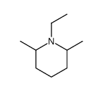 1-ethyl-2,6-dimethylpiperidine Structure