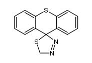 spiro[thioxanthene-9,2'-[1,3,4]thiadiazoline] Structure