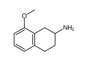 8-甲氧基-1.2.3.4-四氢萘-2-胺结构式