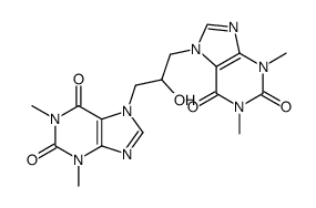 1,3-ditheophylline-propan-2-ol Structure