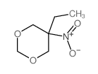 5-ethyl-5-nitro-1,3-dioxane结构式