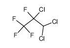 1,1,2-trichloro-2,3,3,3-tetrafluoropropane Structure