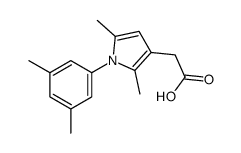 2-[1-(3,5-dimethylphenyl)-2,5-dimethylpyrrol-3-yl]acetic acid Structure