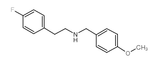 2-(4-fluorophenyl)-N-[(4-methoxyphenyl)methyl]ethanamine Structure