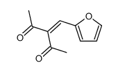 3-(2-furylmethylene)pentane-2,4-dione structure