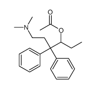 [6-(dimethylamino)-4,4-diphenylhexan-3-yl] acetate结构式