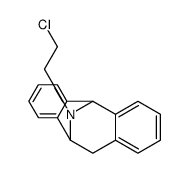 12-(2-chloroethyl)-10,11-dihydro-5H-5,10-epiminodibenzo[a,d][7]annulene Structure