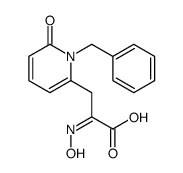 3-(1-benzyl-6-oxopyridin-2-yl)-2-hydroxyiminopropanoic acid Structure