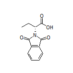 (R)-2-(1,3-Dioxo-2-isoindolinyl)butanoic Acid Structure