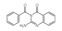 2-amino-3-benzoyl-quinazolin-4-one structure