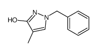 2-benzyl-4-methyl-1H-pyrazol-5-one结构式