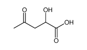 PENTANOIC ACID, 2-HYDROXY-4-OXO- structure