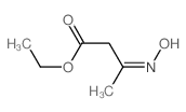 Butanoic acid,3-(hydroxyimino)-, ethyl ester结构式