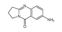 7-amino-2,3-dihydro-1H-pyrrolo[2,1-b]quinazolin-9-one结构式