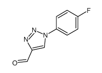 1-(4-fluorophenyl)triazole-4-carbaldehyde Structure