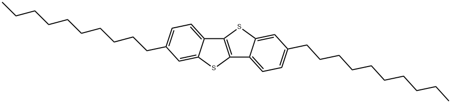 2,7-二癸基[1]苯并噻吩并[3,2-b][1]苯并噻吩结构式