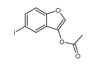 3-acetoxy-5-iodo-benzofuran Structure