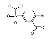 1-bromo-4-(dichloromethylsulfonyl)-2-nitrobenzene Structure