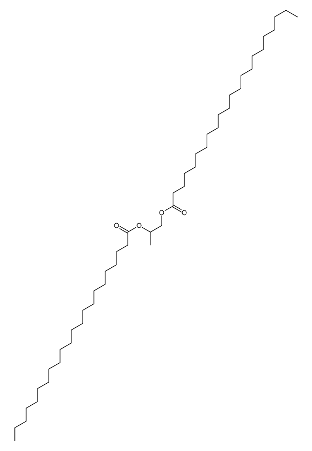 2-docosanoyloxypropyl docosanoate结构式
