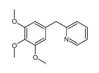 2-[(3,4,5-trimethoxyphenyl)methyl]pyridine Structure