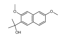 2-(3,6-dimethoxynaphthalen-2-yl)propan-2-ol结构式