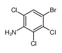 4-bromo-2,3,6-trichloroaniline结构式