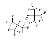 1,1,1,7,7,7-hexafluoro-2,2,6,6-tetrakis(trifluoromethyl)hept-3-ene结构式