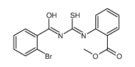 methyl 2-[(2-bromobenzoyl)carbamothioylamino]benzoate Structure