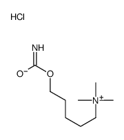 5-carbamoyloxypentyl(trimethyl)azanium,chloride结构式